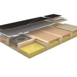 Wedi Fundo Ligno Floor Level Shower Tray - Central Drain - 900 x 900mm | Premium Wet Room Solution -Bathroom Sales Shop 1.b.wedi fundo ligno assembly rdb