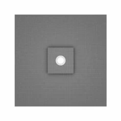 Wedi Fundo Ligno Floor Level Shower Tray - Central Drain - 900 x 900mm | Premium Wet Room Solution