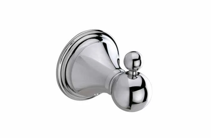 Stylish Genoa Robe Hook in Chrome | Elegant Bathroom Accessory 3 Stylish Genoa Robe Hook in Chrome | Elegant Bathroom Accessory