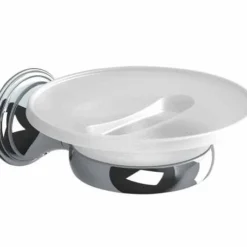 Chrome Genoa Soap Dish by Origins Living - Elegant Bathroom Accessory