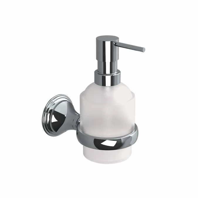 Genoa Soap Dispenser - Chrome Finish | Modern Bathroom Accessory by Origins Living 3 Genoa Soap Dispenser - Chrome Finish | Modern Bathroom Accessory by Origins Living