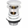 ASP Easy Clean Push Button Basin Waste - Slotted Clicker/Sprung - 10909SE - Alliance -Bathroom Sales Shop 10909SE