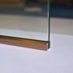 ABACUS Wet Room 10mm Glass Recessed Channel - 1200mm - Brushed Bronze | Premium Wetroom Shower Screen Accessory -Bathroom Sales Shop 1130670 2