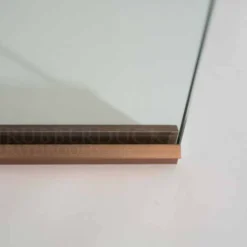 ABACUS Wet Room 10mm Glass Recessed Channel - 1200mm - Brushed Bronze | Premium Wetroom Shower Screen Accessory -Bathroom Sales Shop 1130683 2