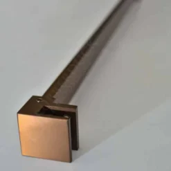 ABACUS Wetroom Glass 1100mm Wall Support Arm in Brushed Bronze - Premium Wetroom Shower Screen Accessory -Bathroom Sales Shop 1130715