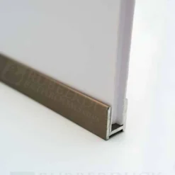 ABACUS Wet Room 10mm Glass Surface Channel 2000mm - Brushed Bronze | Premium Wetroom Shower Screen Support -Bathroom Sales Shop 1130847 1 1