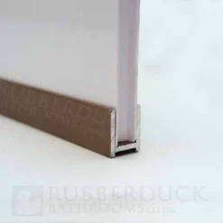 ABACUS Wet Room 10mm Glass Surface Channel 2000mm - Brushed Bronze | Premium Wetroom Shower Screen Support -Bathroom Sales Shop 1130848 1 1