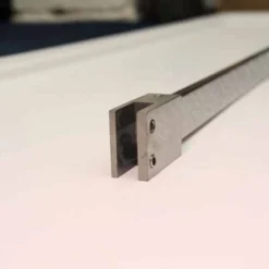 ABACUS Wetroom Glass Ceiling Support Arm 600mm - Brushed Nickel Finish -Bathroom Sales Shop 1140459