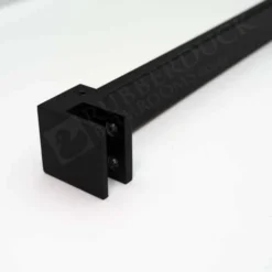 ABACUS Wetroom Glass 1100mm Wall Support Arm Matt Black - Premium Shower Screen Bracing Bar -Bathroom Sales Shop 1140467