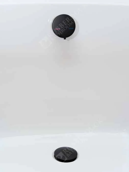 Matt Black Overflow Bath Filler Tap - Sleek Modern Design | Bath Wastes & Taps 6 Matt Black Overflow Bath Filler Tap - Sleek Modern Design | Bath Wastes & Taps - Image 4