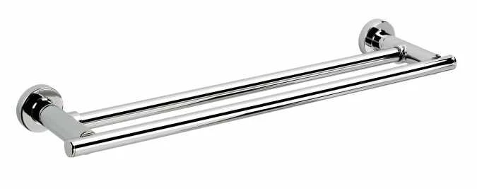 Tecno Project Chrome Double Towel Rail | 790mm | Modern Bathroom Accessory | Origins Living 3 Tecno Project Chrome Double Towel Rail | 790mm | Modern Bathroom Accessory | Origins Living