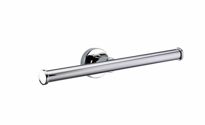 Tecno Project Chrome Double Spare Toilet Roll Holder - Modern Bathroom Accessory | Origins Living 3 Tecno Project Chrome Double Spare Toilet Roll Holder - Modern Bathroom Accessory | Origins Living