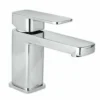 Fife Chrome Basin Mixer Tap with Wastes - HighLife Bathrooms | Modern Bathroom Taps -Bathroom Sales Shop 12513