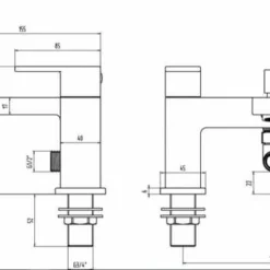 Fife Black Bath Shower Mixer Tap - Highlife Bathrooms | Modern Bathroom Taps 19 Fife Black Bath Shower Mixer Tap - Highlife Bathrooms | Modern Bathroom Taps -Bathroom Sales Shop 125254