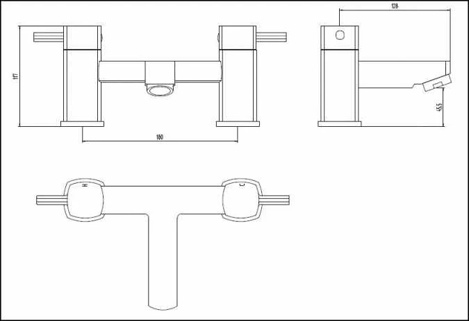 Skye Bath Shower Mixer Tap - Modern Design by Highlife Bathrooms 5 Skye Bath Shower Mixer Tap - Modern Design by Highlife Bathrooms - Image 3