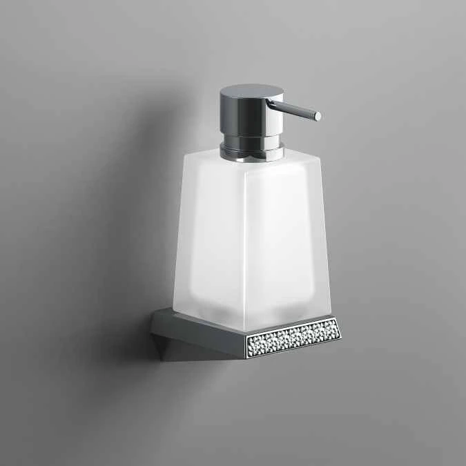 S8 Swarovski Chrome Soap Dispenser - Luxury Bathroom Accessory by Origins Living 3 S8 Swarovski Chrome Soap Dispenser - Luxury Bathroom Accessory by Origins Living