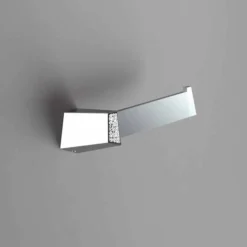 Swarovski S8 Open Toilet Roll Holder - Chrome Finish by Origins Living - Elegant Bathroom Accessory