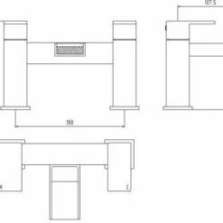 Balfron Waterfall Bath Filler Tap - Premium Waterfall Taps by Highlife Bathrooms -Bathroom Sales Shop 16421 tech