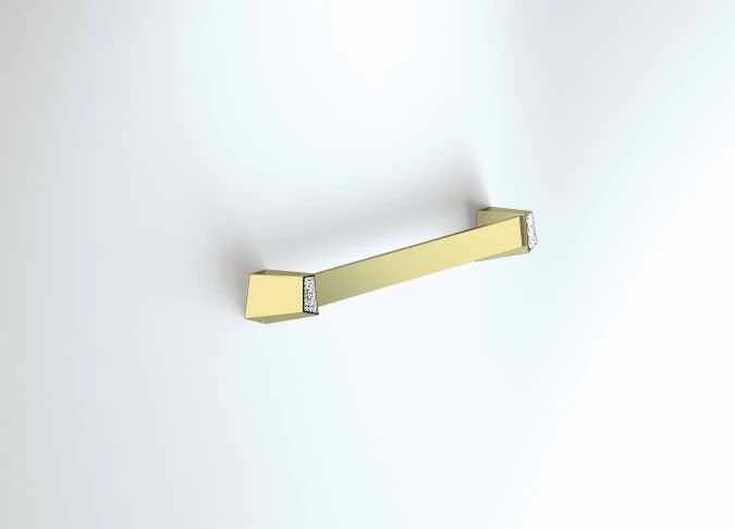 S8 Swarovski 340mm Gold Towel Rail - Luxury Bathroom Accessory by Origins Living 3 S8 Swarovski 340mm Gold Towel Rail - Luxury Bathroom Accessory by Origins Living