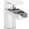 Alford Cloakroom Basin Mixer Tap with Waste - HighLife Bathrooms | Stylish & Durable Basin Tap -Bathroom Sales Shop 16508