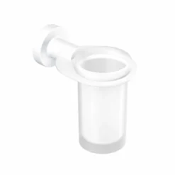 Tecno Project White Tumbler Holder by Origins Living - Stylish Bathroom Accessory