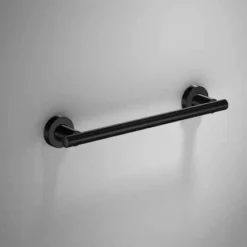 Tecno Project Black Towel Rail - 330mm - Origins Living