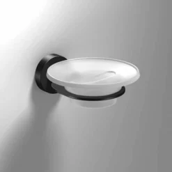 Tecno Project Black Soap Dish by Origins Living | Stylish Bathroom Accessory