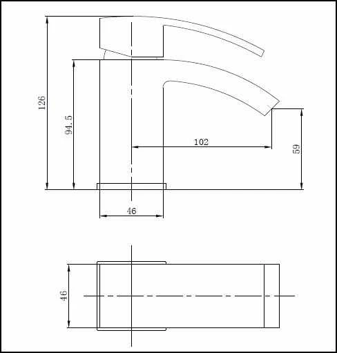 Lauder Monobloc Bloc Basin Mixer Tap with Wastes - HighLife Bathrooms | Stylish Bathroom Taps 8 Lauder Monobloc Bloc Basin Mixer Tap with Wastes - HighLife Bathrooms | Stylish Bathroom Taps - Image 6