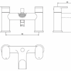 Atholl Bath Shower Mixer Tap - Highlife Bathrooms | Modern Bathroom Taps -Bathroom Sales Shop 17025 tech