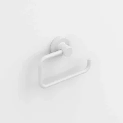 Tecno Project White Open Toilet Roll Holder - Modern Bathroom Accessory by Origins Living