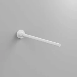 Tecno Project White Fixed Towel Bar - Elegant Bathroom Accessory by Origins Living