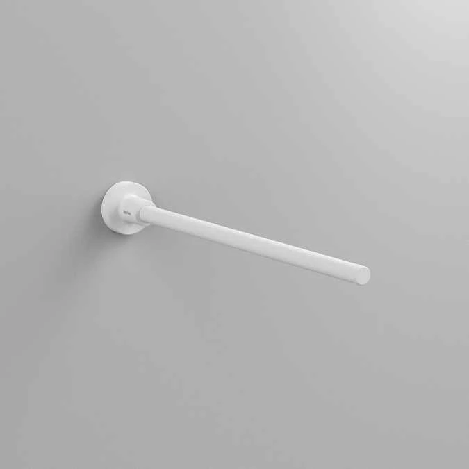 Tecno Project White Fixed Towel Bar - Elegant Bathroom Accessory by Origins Living 3 Tecno Project White Fixed Towel Bar - Elegant Bathroom Accessory by Origins Living