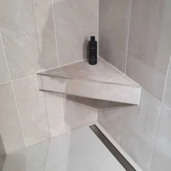 Wedi Sanoasa Tileable Corner Seat - 600 X 300 X 100mm | Wedi Wetrooms Corner Seat | Shower Seating Solution -Bathroom Sales Shop 20220818 193352 resized