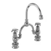 Burlington Anglesey Regent Basin Mixer Tap With Curved Spout - ANR28 | Stylish & Durable Bathroom Tap -Bathroom Sales Shop 230mmAN regent