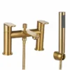 Ripley Bath Shower Mixer Tap - Brushed Brass - Signature | Modern Coloured Taps | Stylish Bathroom Fixture -Bathroom Sales Shop 28336 1 640x640 1