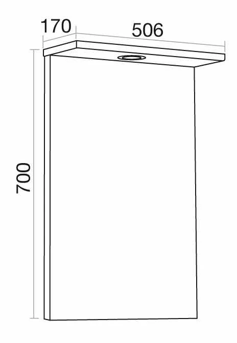 Elation Ikoma 550mm Gloss White LED Bathroom Mirror - Modern & Stylish 4 Elation Ikoma 550mm Gloss White LED Bathroom Mirror - Modern & Stylish - Image 2