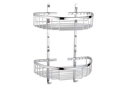 VitrA Arkitekta Double Wall Shower Basket 44053 - Stylish Bathroom Storage Solution 4 VitrA Arkitekta Double Wall Shower Basket 44053 - Stylish Bathroom Storage Solution - Image 2