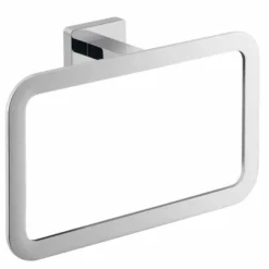 Atena Chrome Towel Ring - Modern Bathroom Accessory by Origins Living