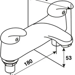 Francis Pegler Signia Deck Bath Filler Tap - Modern Bathroom Tap with Sleek Design 5 Francis Pegler Signia Deck Bath Filler Tap - Modern Bathroom Tap with Sleek Design -Bathroom Sales Shop 4L2104