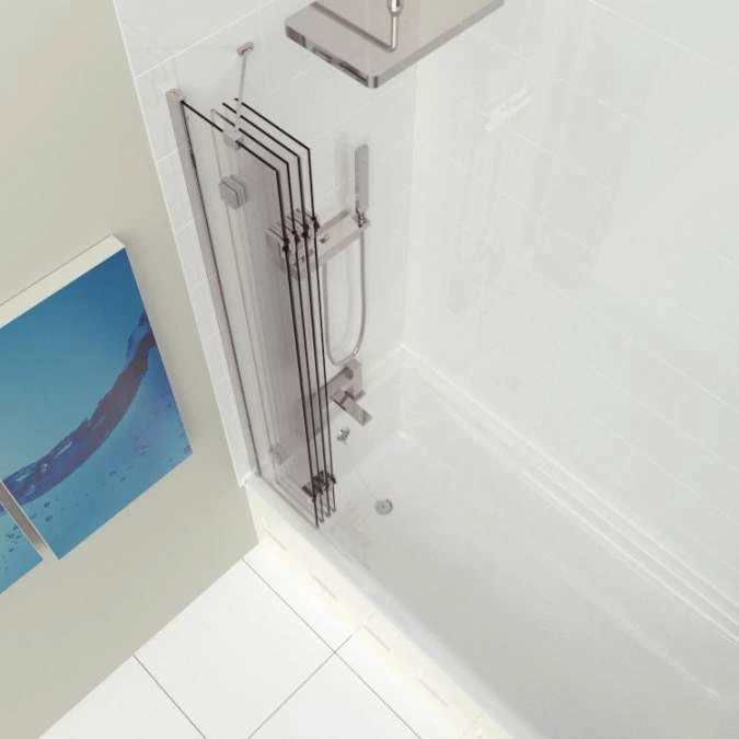 Kudos Inspire 4 Panel 6mm Folding Bath Screen - 950 x 1500mm | Premium Shower Enclosure 5 Kudos Inspire 4 Panel 6mm Folding Bath Screen - 950 x 1500mm | Premium Shower Enclosure - Image 3