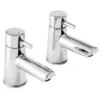 Francis Pegler Ebro Pillar Bath Taps Pair - High-Quality Bathroom Taps -Bathroom Sales Shop 4g4121
