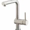 Francis Pegler Adorn Monobloc Basin Mixer Tap - Brushed Nickel | Modern Bathroom Tap -Bathroom Sales Shop 4g4177