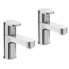 Francis Pegler Strata Blade Bath Taps - Pair | Modern Bathroom Taps | Chrome Finish -Bathroom Sales Shop 4k6051
