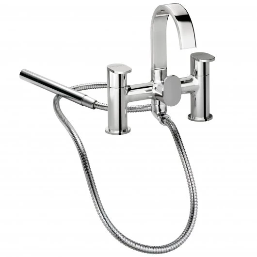 Francis Pegler Strata Blade Bath Shower Mixer Tap - Chrome Finish | Modern Bathroom Taps 3 Francis Pegler Strata Blade Bath Shower Mixer Tap - Chrome Finish | Modern Bathroom Taps