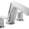 Francis Pegler Waterfall 3 Hole Bath Filler Tap - Stylish & Modern Design -Bathroom Sales Shop 4k7003