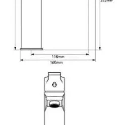 Francis Pegler Tempest Tall Monobloc Basin Mixer Tap - Chrome Finish -Bathroom Sales Shop 4k7102.sPEC