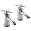 Francis Pegler Xia Twin Bath Taps (Pair) - Premium Bathroom Taps with Sleek Design -Bathroom Sales Shop 4k8006