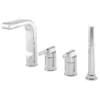 Francis Pegler Panacea 4-Hole Bath Shower Mixer Tap - Chrome Finish | Premium Bathroom Taps