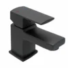 Francis Pegler Manta Matt Black Mini Monobloc Basin Mixer Tap - Stylish & Compact -Bathroom Sales Shop 4s8009