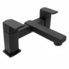 Francis Pegler Manta Matt Black Bath Filler Tap | Modern Bathroom Tap -Bathroom Sales Shop 4s8010